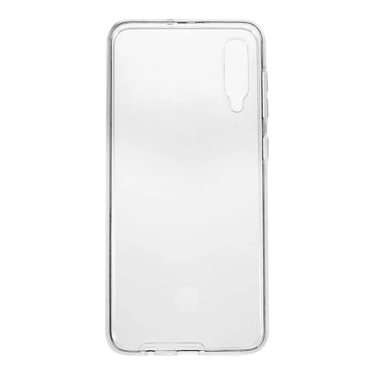 Clear PC Side + TPU Back Phone Case for Samsung Galaxy A50/A50s/A30s - Transparent