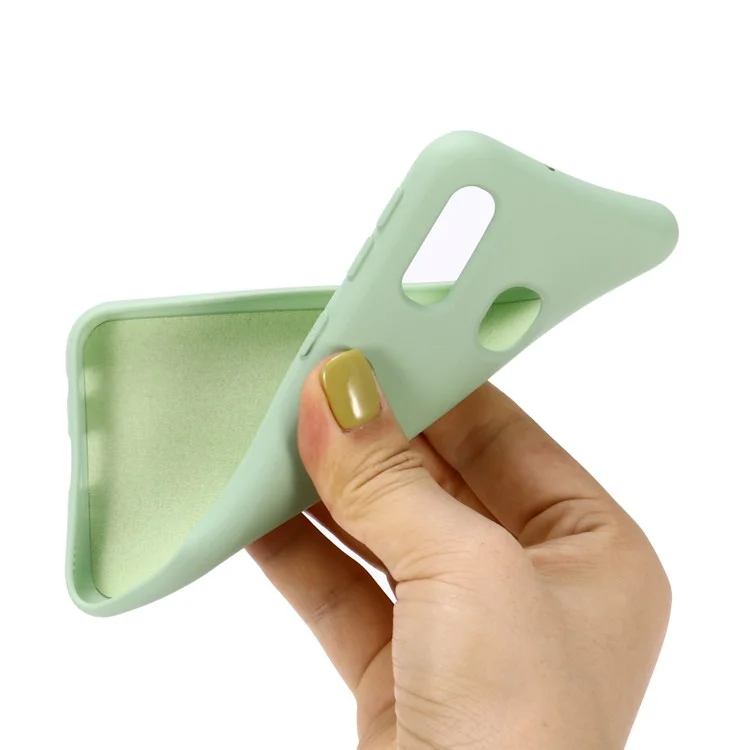 Liquid Silicone Case for Samsung Galaxy A40 - Green