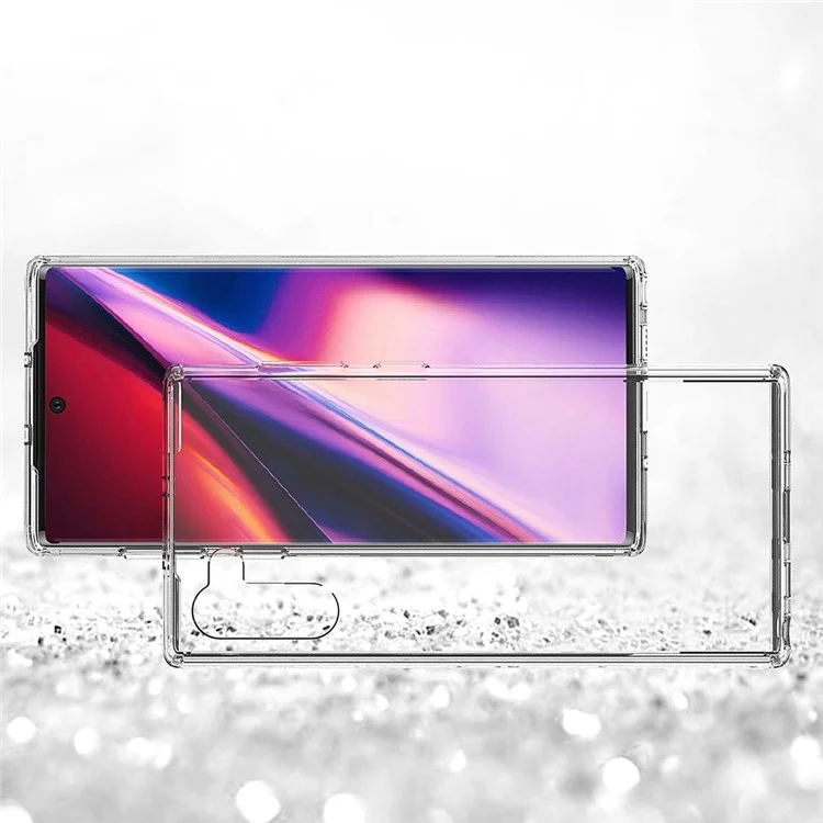 Klare, transparente, kratzfeste Acryl + TPU-Rückseite Hybrid-Handyhülle für Samsung Galaxy Note 10 / Note 10 5G