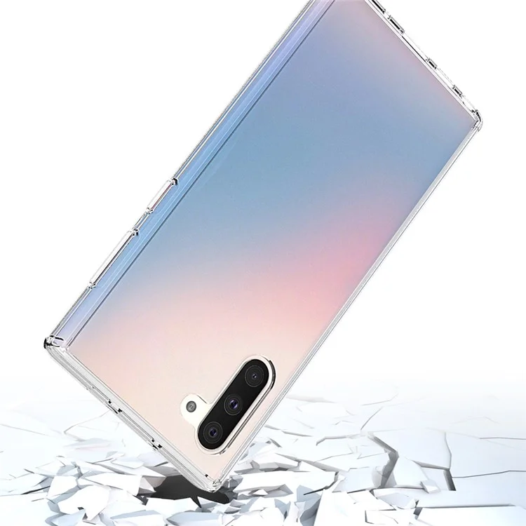 Klare, transparente, kratzfeste Acryl + TPU-Rückseite Hybrid-Handyhülle für Samsung Galaxy Note 10 / Note 10 5G
