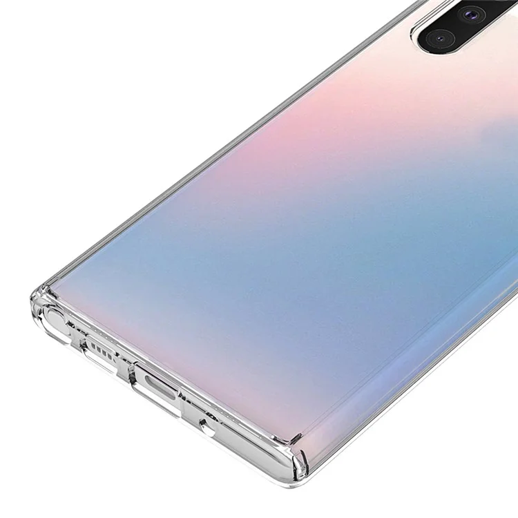 Capture D'acrylique Anti-rayures Transparente Transparente + Coque De Cellules Hybrides De TPU Pour Samsung Galaxy Note 10 / NOTE 10 5G