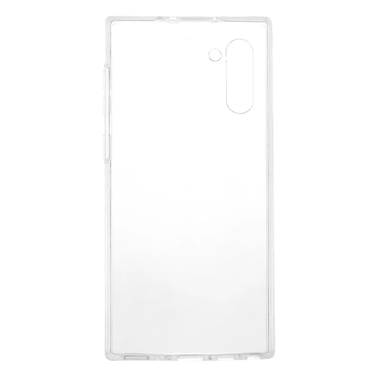 Vollständige Abdeckung Clear Acryl + TPU Hybrid -telefonabdeckung Für Samsung Galaxy Note 10