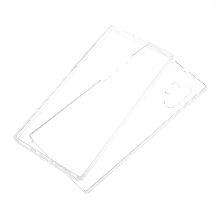 Custodia per telefono ibrida antishock in acrilico trasparente + TPU per Samsung Galaxy Note 10+/Note 10 Plus/10 Plus 5G