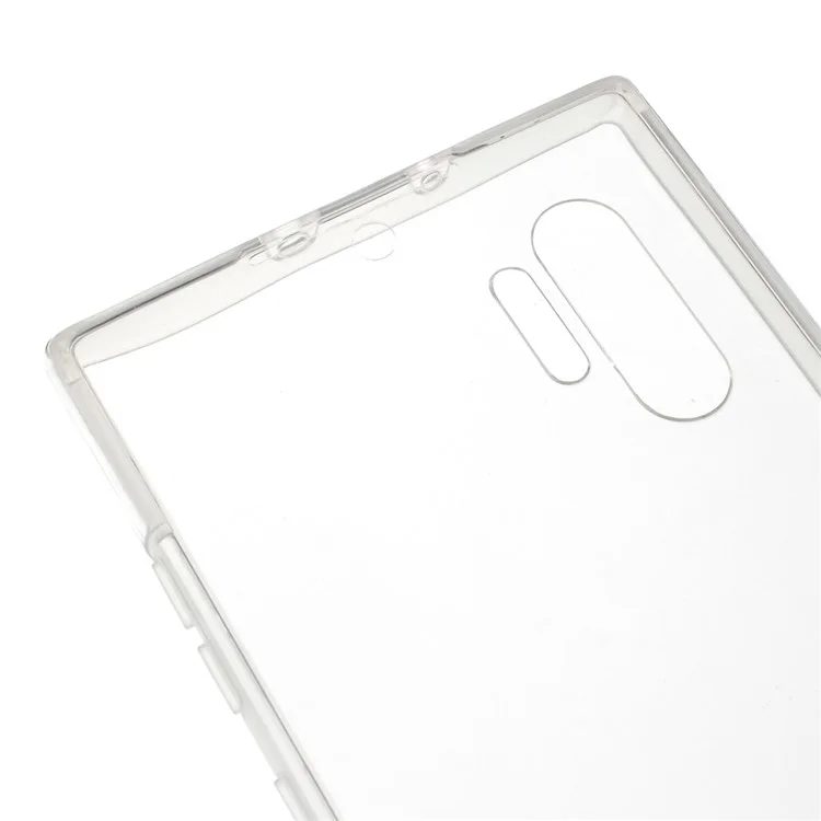 Shockproof Clear Acrylic+TPU Hybrid Phone Case for Samsung Galaxy Note 10+/Note 10 Plus/10 Plus 5G