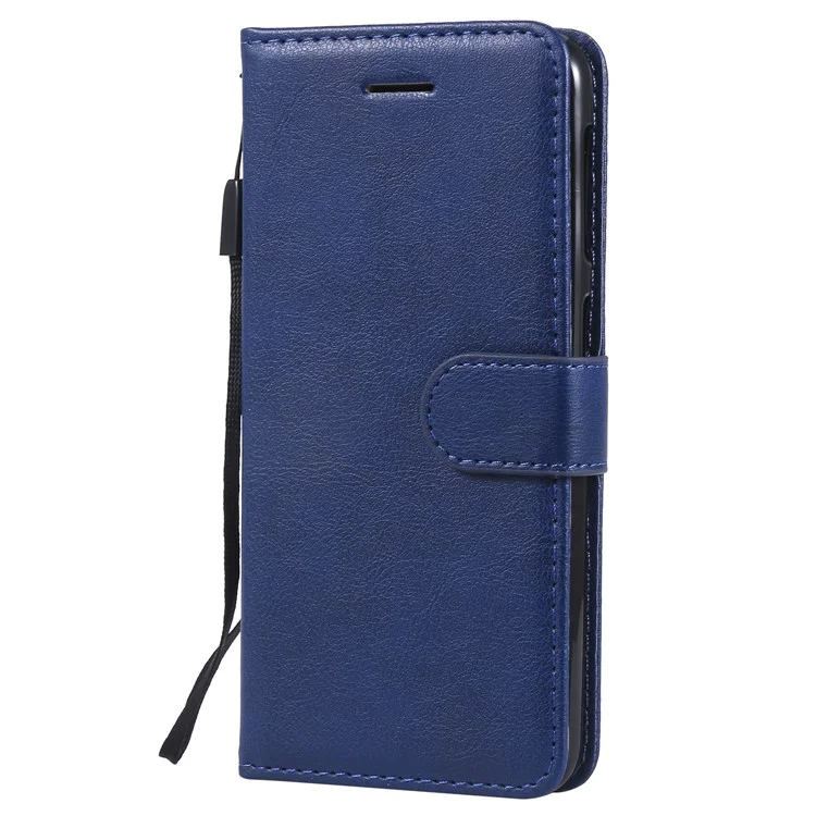 KT Leather Series-2 Wallet Leather Stand  Case for Samsung Galaxy A20e - Blue