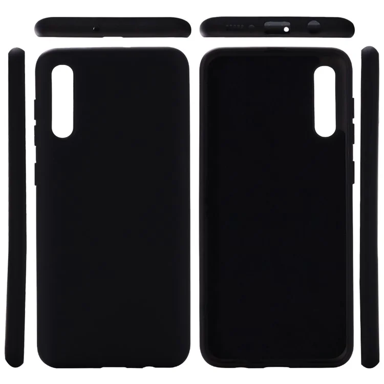Liquid Silicone Case for Samsung Galaxy A50/A50s/A30s - Black