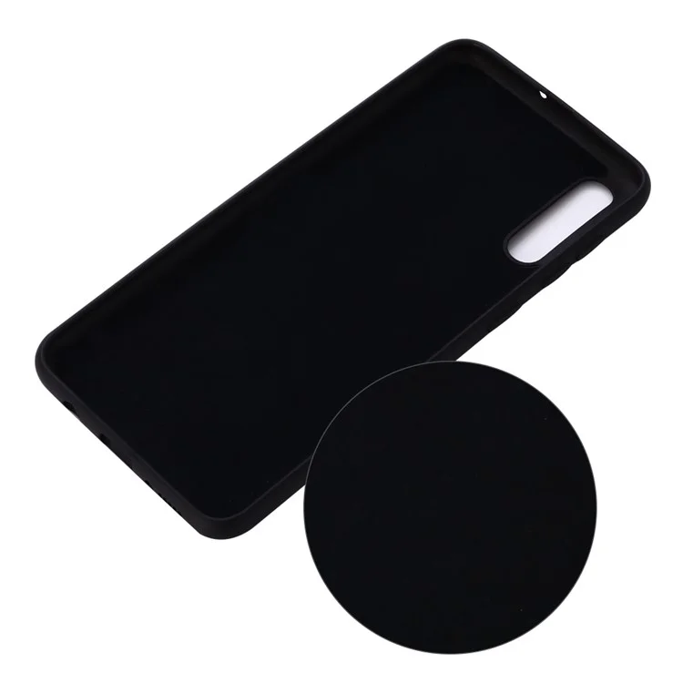 Liquid Silicone Case for Samsung Galaxy A50/A50s/A30s - Black