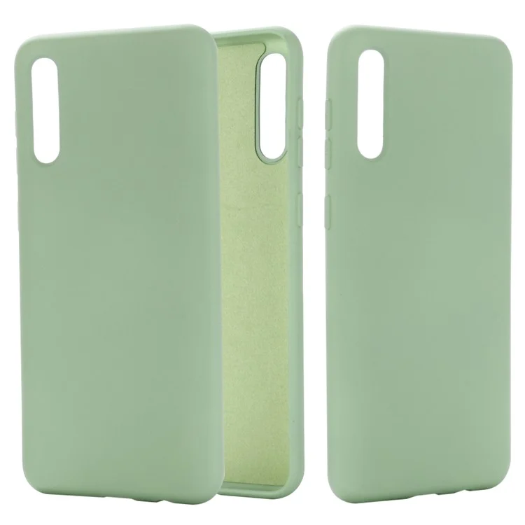 Funda De Silicona Líquida Para Samsung Galaxy A50 / A50S / A30S - Verde