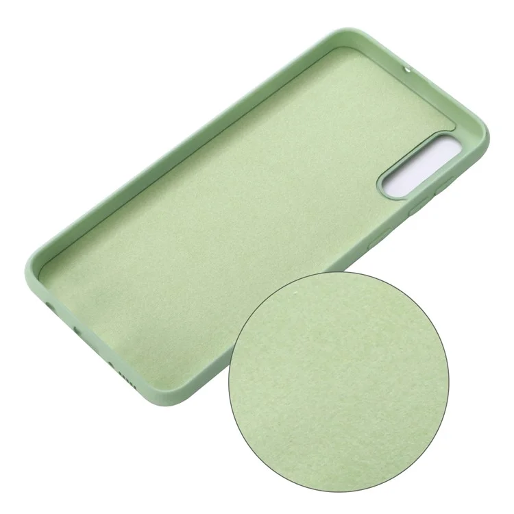 Custodia In Silicone Liquido Per Samsung Galaxy A50 / A50S / A30 - Verde