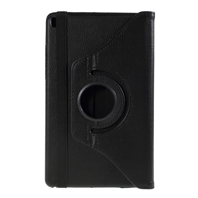 Litchi-Textur PU-Ledergehäuse zum Schutz von Tablet für Samsung Galaxy Tab A 8.0 Wi-Fi (2019) T290/ LTE T295 - Schwarz