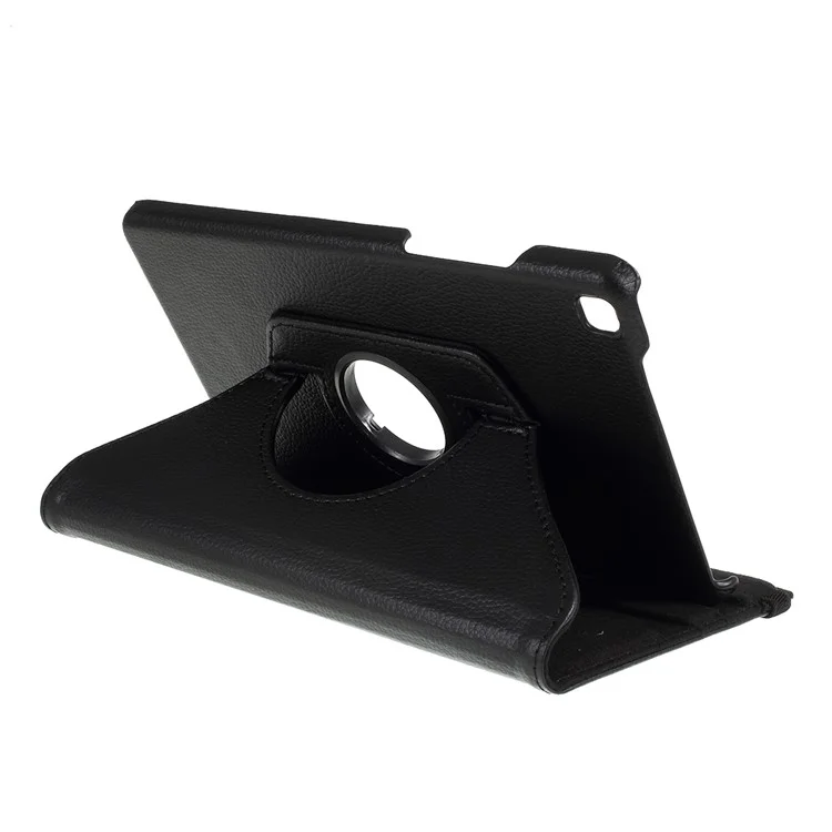 Litchi-Textur PU-Ledergehäuse zum Schutz von Tablet für Samsung Galaxy Tab A 8.0 Wi-Fi (2019) T290/ LTE T295 - Schwarz