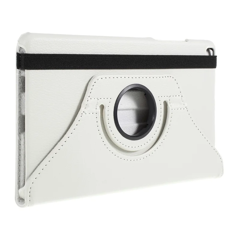 Litchi Texture PU Leather Protective Tablet Case for Samsung Galaxy Tab A 8.0 Wi-Fi (2019) T290/ LTE T295 - White