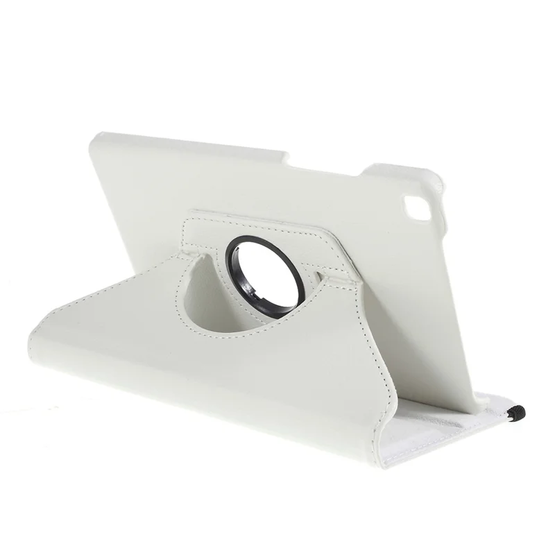 Litchi Texture PU Leather Protective Tablet Case for Samsung Galaxy Tab A 8.0 Wi-Fi (2019) T290/ LTE T295 - White