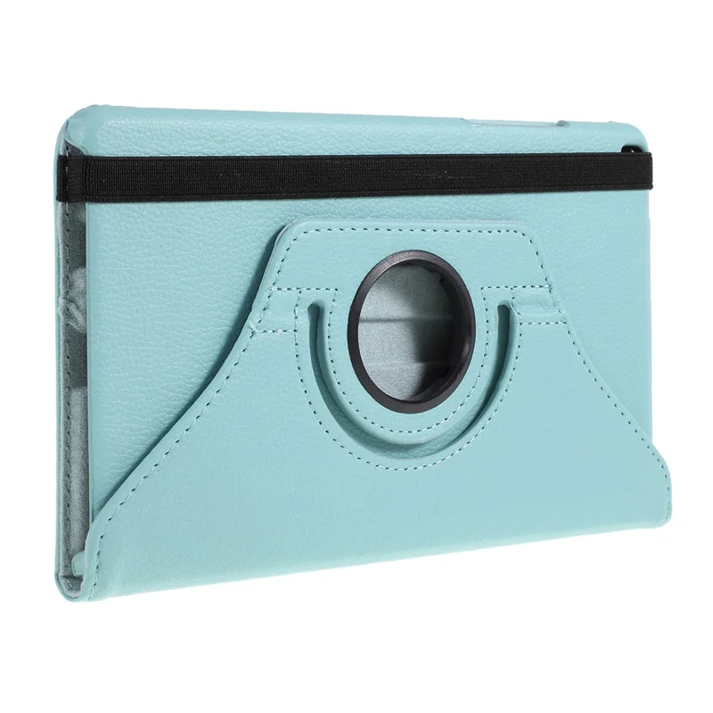 Litchi Texture PU Leather Protective Tablet Case for Samsung Galaxy Tab A 8.0 Wi-Fi (2019) T290/ LTE T295 - Baby Blue