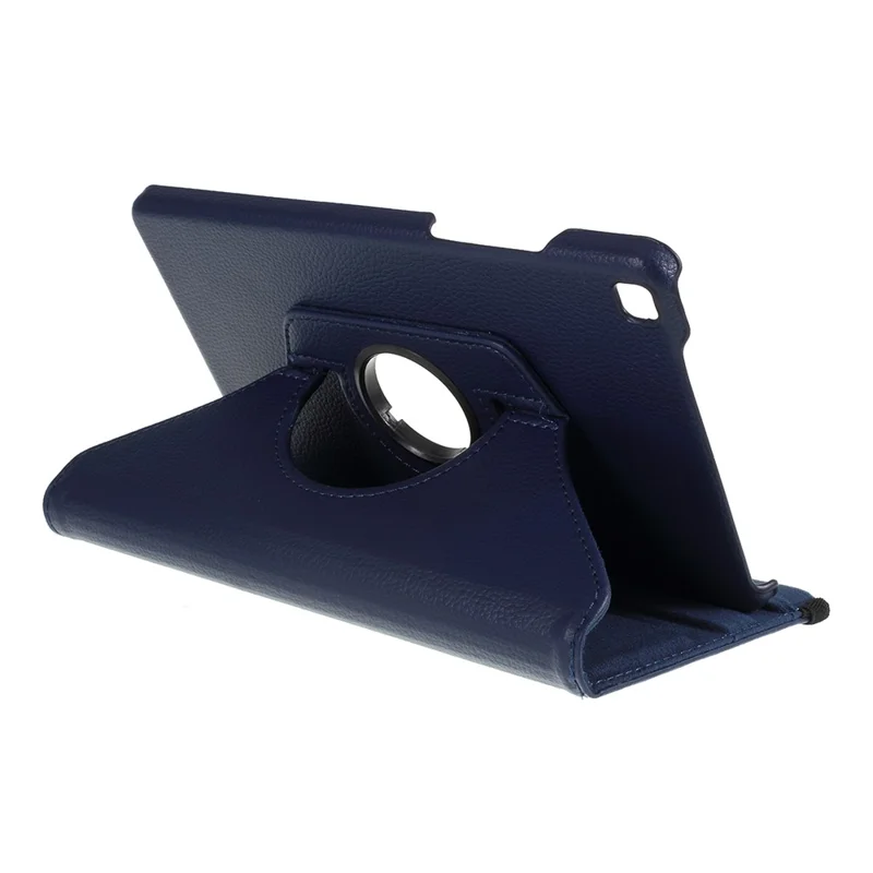 Litchi Texture PU Leather Protective Tablet Case for Samsung Galaxy Tab A 8.0 Wi-Fi (2019) T290/ LTE T295 - Dark Blue