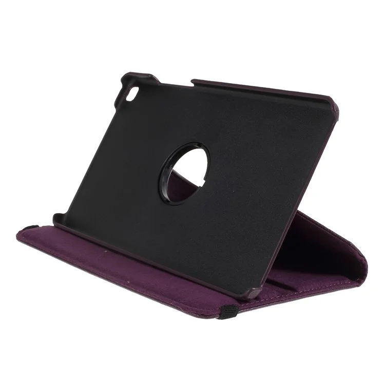 Litchi Texture PU Leather Protective Tablet Case for Samsung Galaxy Tab A 8.0 Wi-Fi (2019) T290/ LTE T295 - Purple