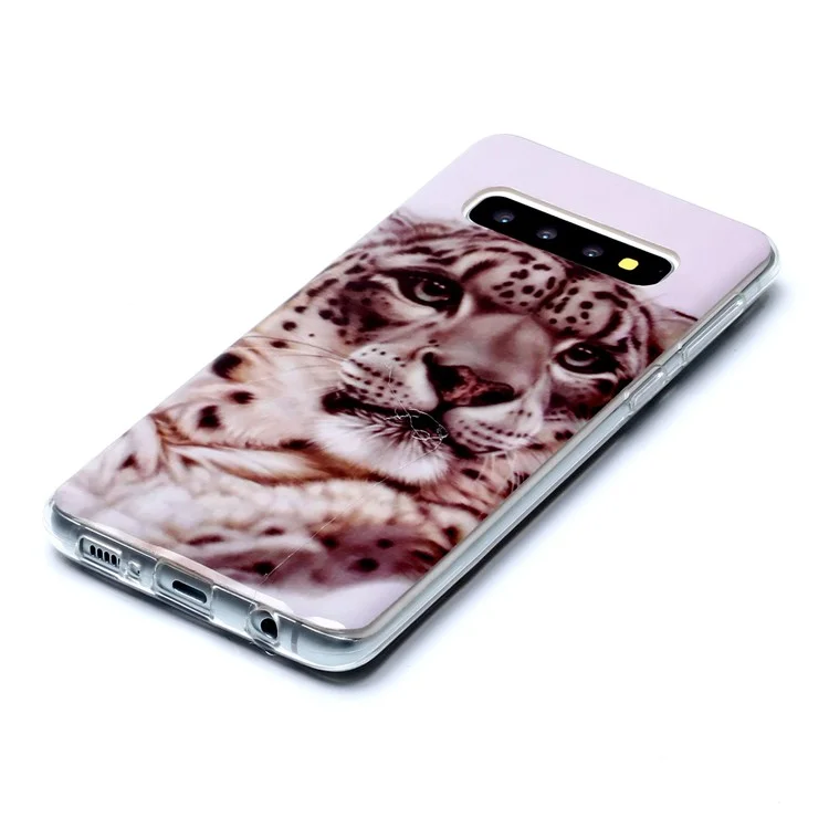 Pattern Printing IMD TPU Phone Case for Samsung Galaxy S10 - Leoaprd