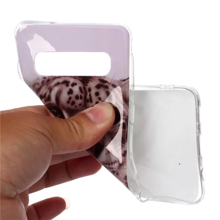 Pattern Printing IMD TPU Phone Case for Samsung Galaxy S10 - Leoaprd