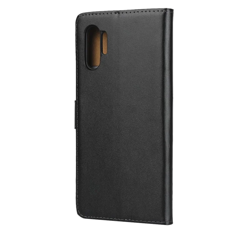 Genuine Leather Phone Case Stand Wallet for Samsung Galaxy Note 10+ / Note 10 Plus / 10 Plus 5G