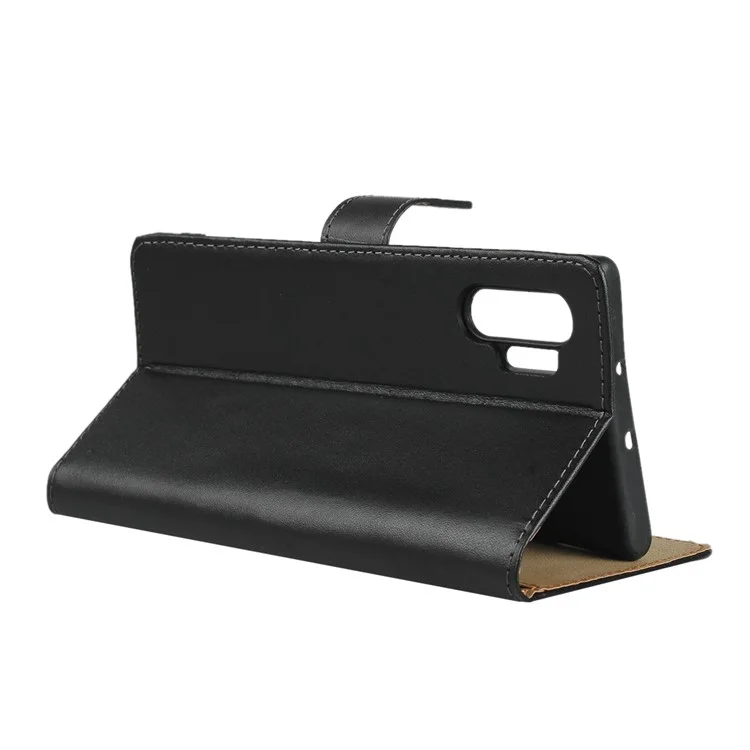 Genuine Leather Phone Case Stand Wallet for Samsung Galaxy Note 10+ / Note 10 Plus / 10 Plus 5G