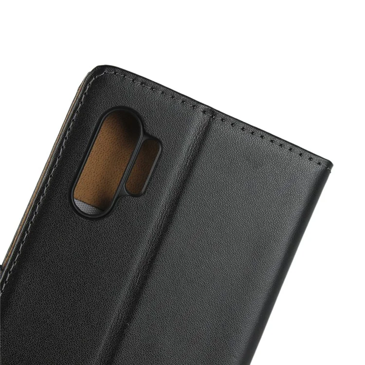 Genuine Leather Phone Case Stand Wallet for Samsung Galaxy Note 10+ / Note 10 Plus / 10 Plus 5G