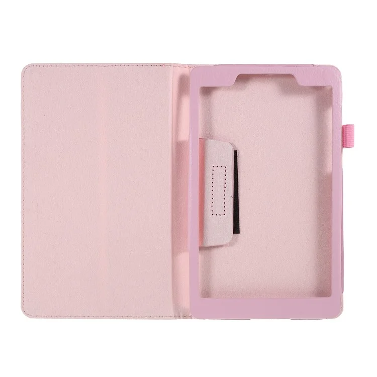 For Samsung Galaxy Tab A 8.0 Wi-Fi (2019) SM-T290 Leather Tablet Case - Pink