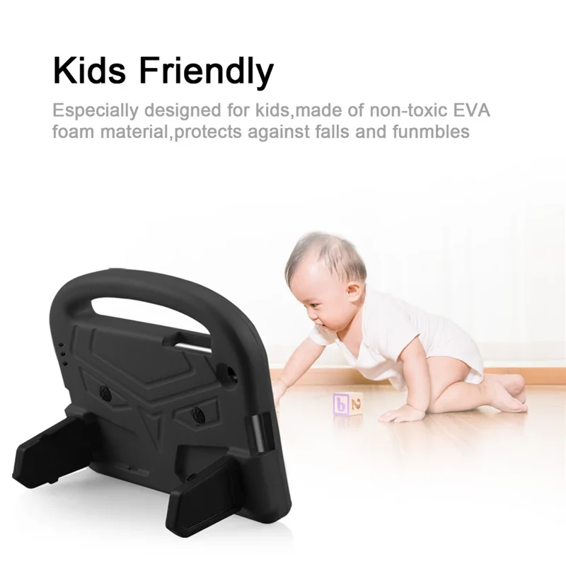 Sparrow Design Shockproof Kids Friendly EVA Casing for Samsung Galaxy Tab A 10.1 (2019) - Black