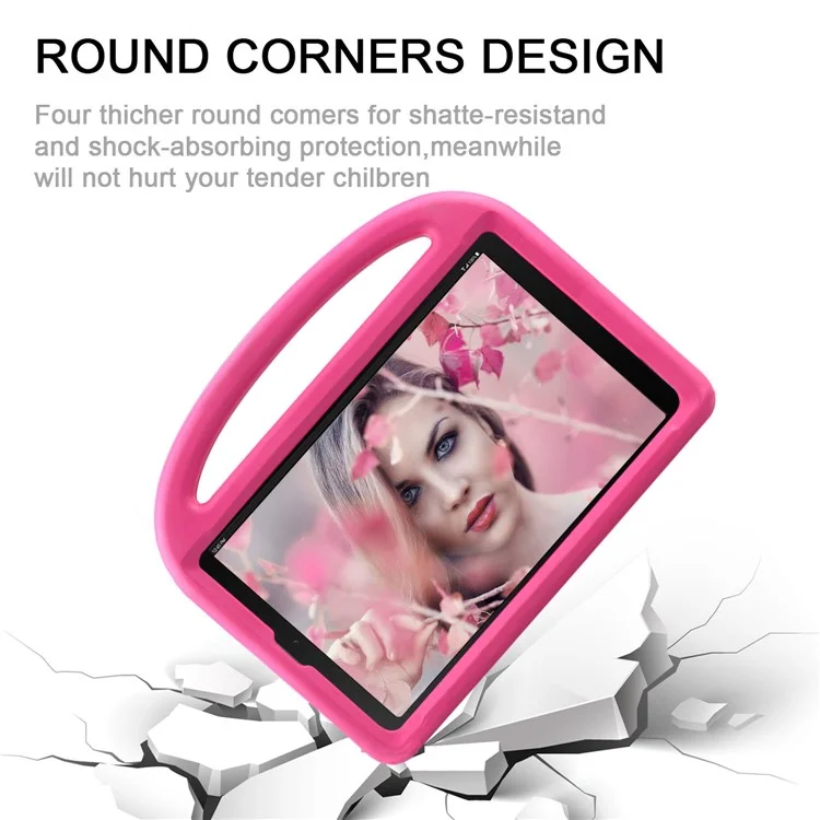 Sparrow Design Capa Resistente a Choques Amigável para Crianças EVA para Samsung Galaxy Tab A 10.1 (2019) - Rosa