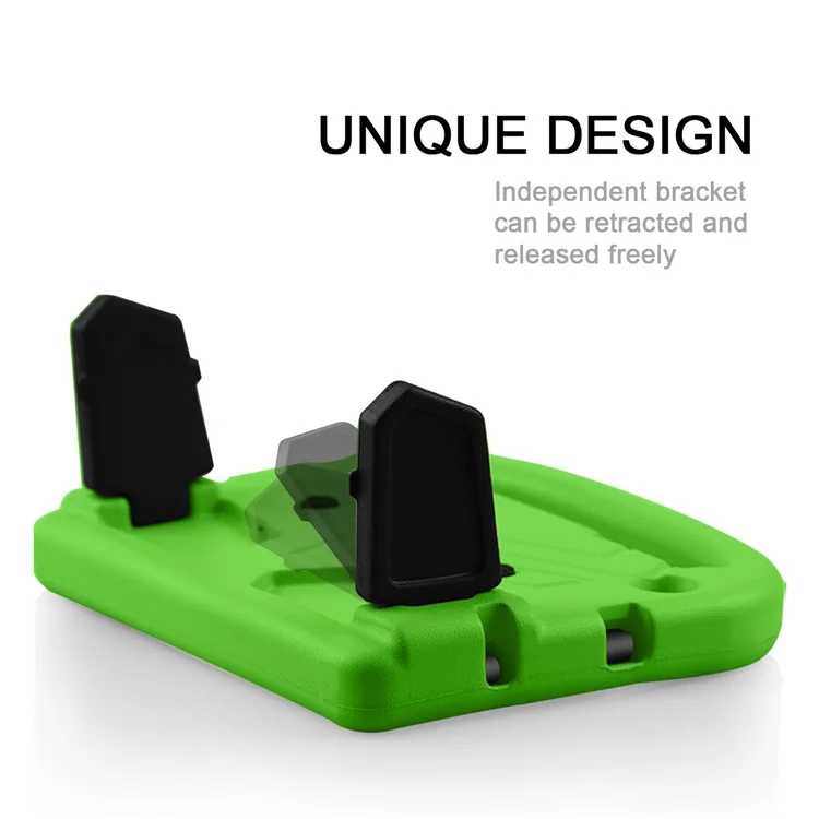 For Samsung Galaxy Tab A 8.0 (2019) with S Pen P200 P205 Sparrow Style Shockproof EVA Cover Shell with Kickstand - Green