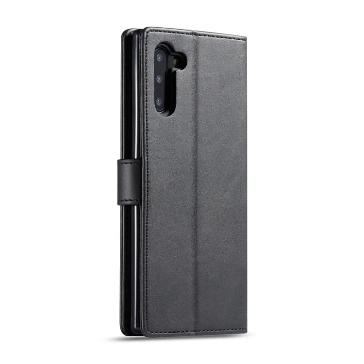 Lc. Capa de Capa do Suporte Para Carteira de Suporte de Couro Imeeke Para Samsung Galaxy Note 10/nota 10 5G - Preto