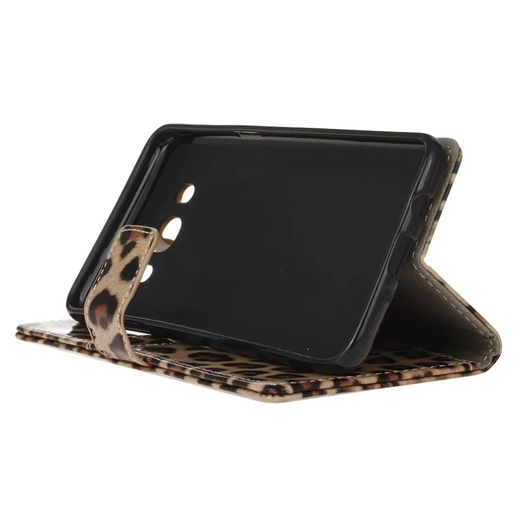 For Samsung Galaxy J5 (2016) Leopard Pattern Leather Wallet Case