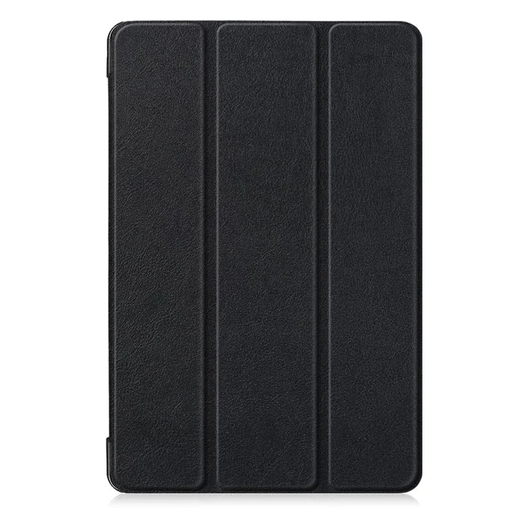Capa Protetora para Samsung Galaxy Tab S6 T860/T865 Resistente a Arranhões em Couro PU Tri-fold Stand Smart Tablet Cover - Preto