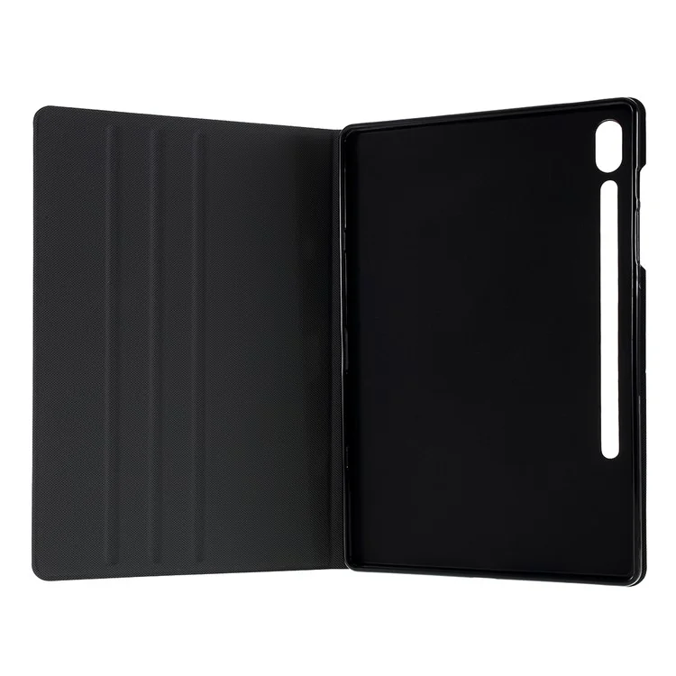 Étui de protection pour tablette en cuir PU pour Samsung Galaxy Tab S6 T860 - Or rose