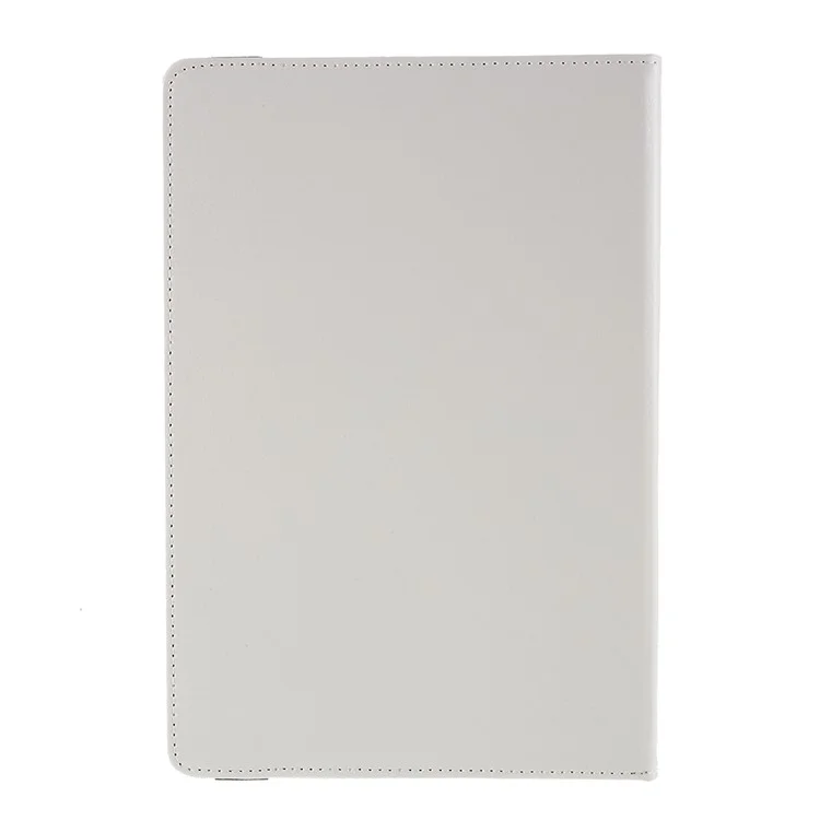 Pour Samsung Galaxy Tab S6 SM-T860 (Wi-Fi) Coup de Protection en Cuir Avec Support Rotatif - Blanche