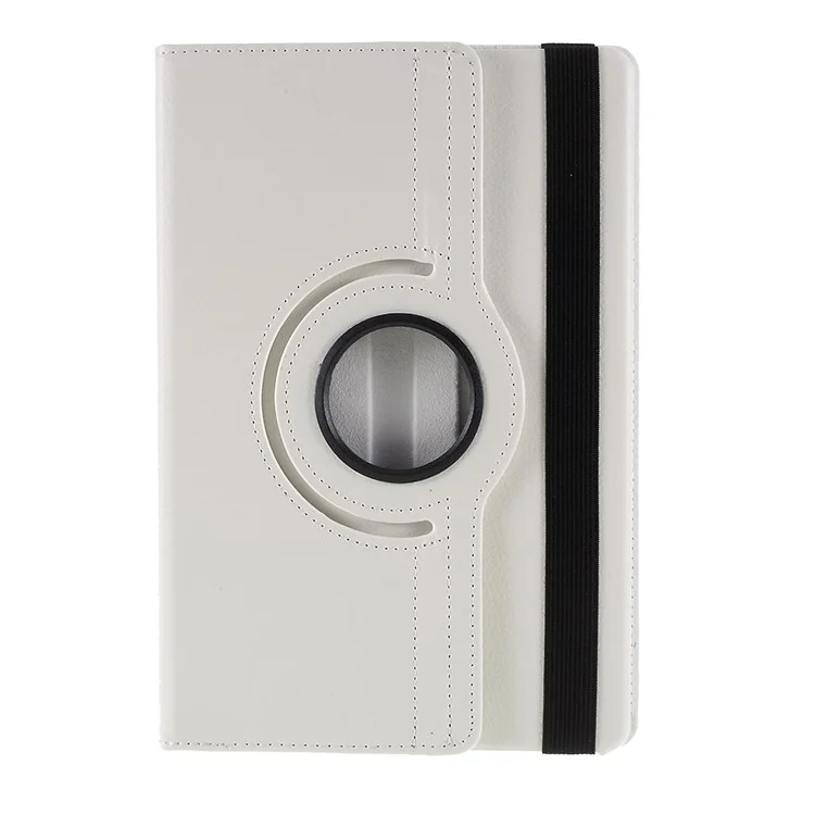 Para Samsung Galaxy Tab S6 SM-T860 (Wi-Fi) Capa de Proteção de Tablet de Couro com Suporte Rotativo - Branco