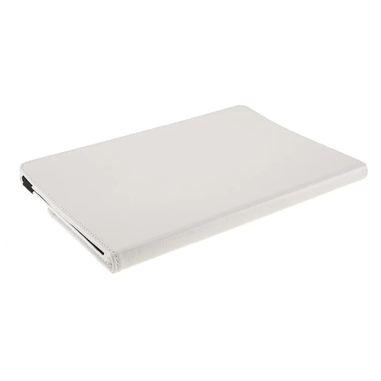 Para Samsung Galaxy Tab S6 SM-T860 (Wi-Fi) Capa de Proteção de Tablet de Couro com Suporte Rotativo - Branco