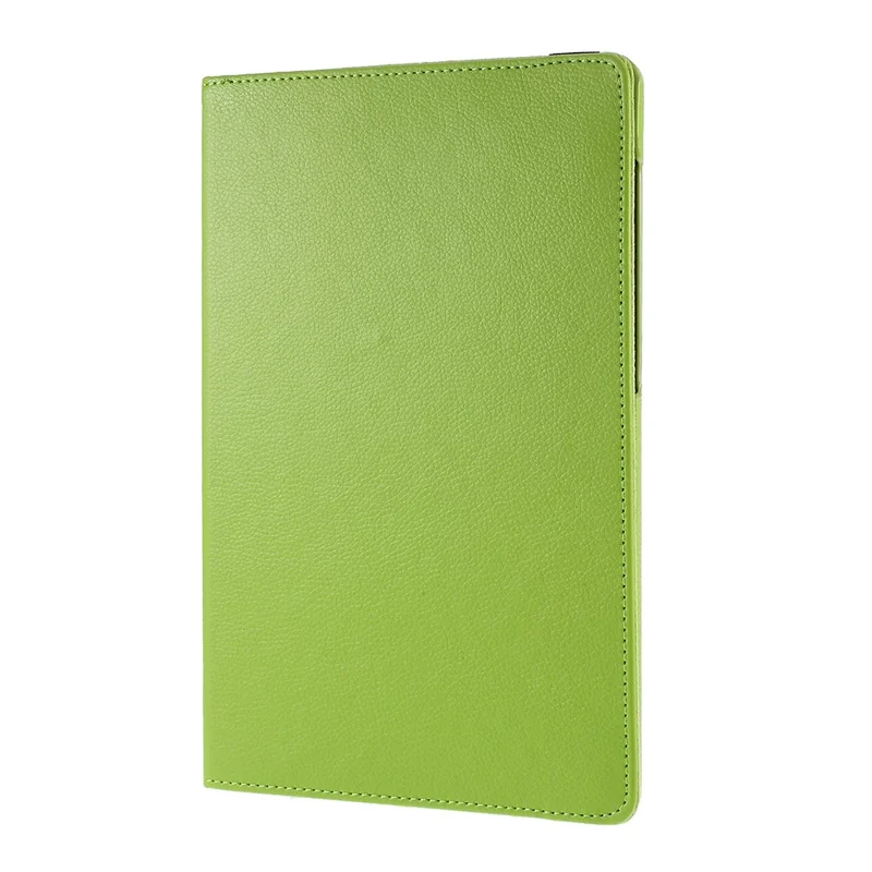 For Samsung Galaxy Tab S6 SM-T860 (Wi-Fi) Leather Tablet Protective Case with Rotary Stand - Green