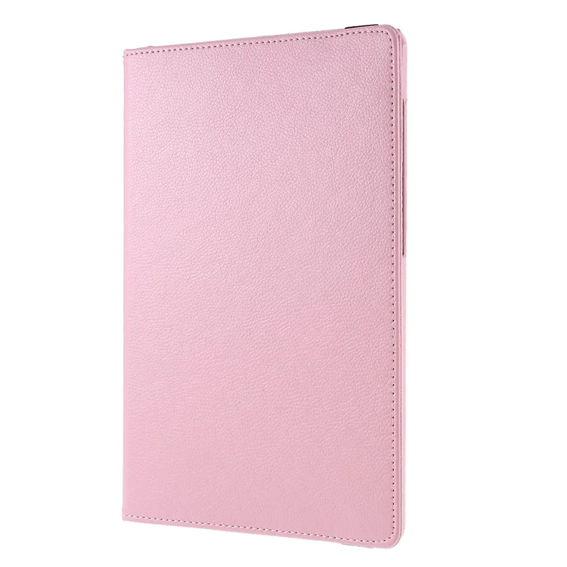For Samsung Galaxy Tab S6 SM-T860 (Wi-Fi) Leather Tablet Protective Case with Rotary Stand - Pink