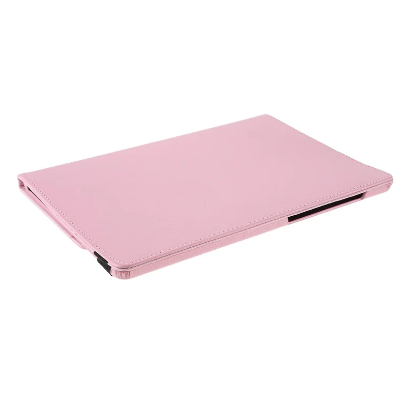 For Samsung Galaxy Tab S6 SM-T860 (Wi-Fi) Leather Tablet Protective Case with Rotary Stand - Pink