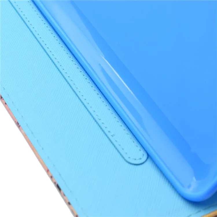 Slot da Stampa Motivi Cover in Pelle Per Samsung Galaxy Tab A 8.0 Wi-Fi (2019) SM-T290 - Triangolo