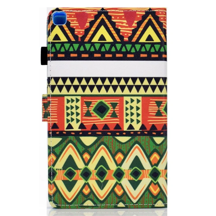 Muster-druckkarten-slots Lederstand Cover Für Samsung Galaxy Tab A 8.0 Wi-Fi (2019) SM-T290 - Dreieck
