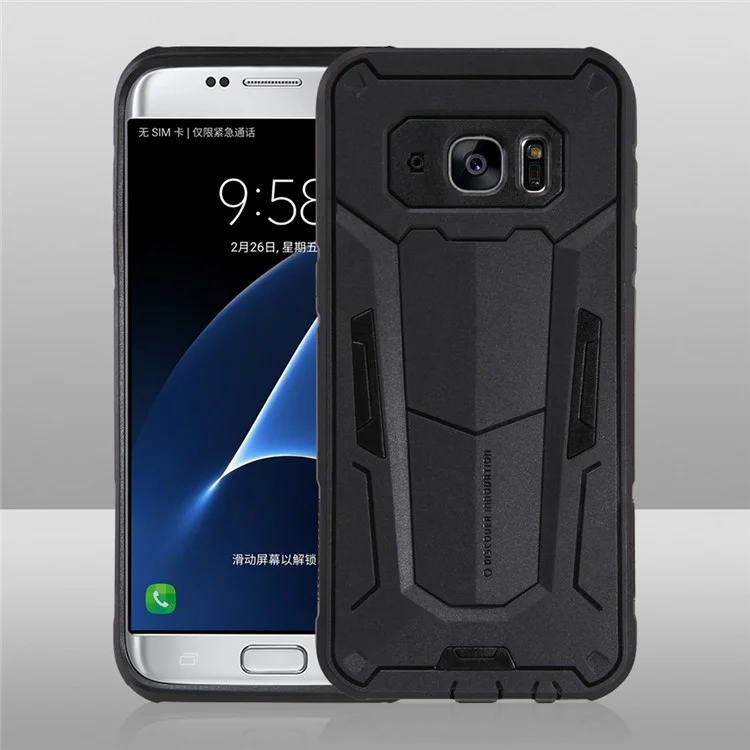 NILLKIN Defender II PC TPU Hybrid Case for Samsung Galaxy S7 edge G935 - Black