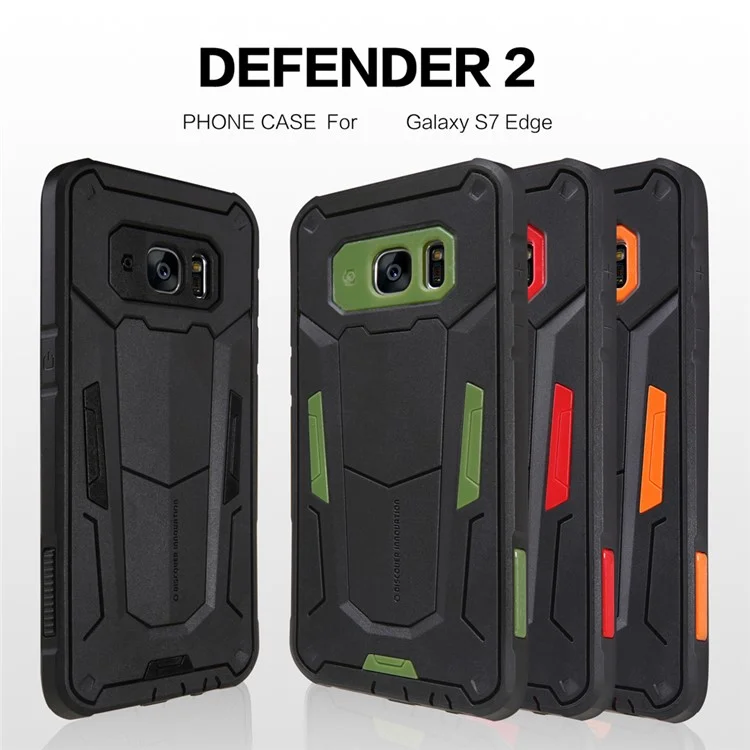 NILLKIN Defender II PC TPU Hybrid Case for Samsung Galaxy S7 edge G935 - Black