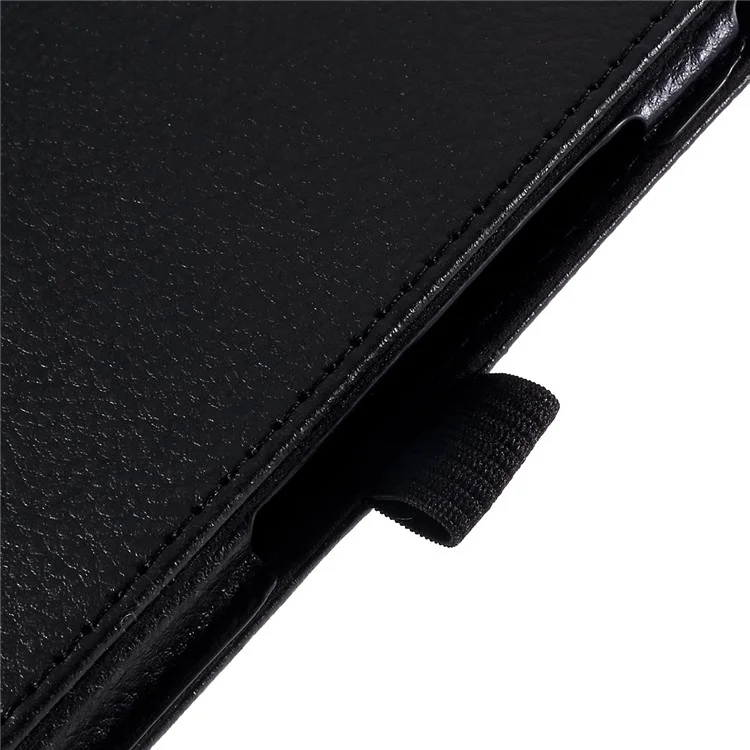 Capa de Tábuas de Couro Para Tablet Para Samsung Galaxy Tab S6 - Preto