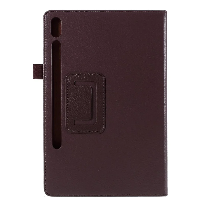 Leather Tablet Stand Cover Case for Samsung Galaxy Tab S6 - Brown