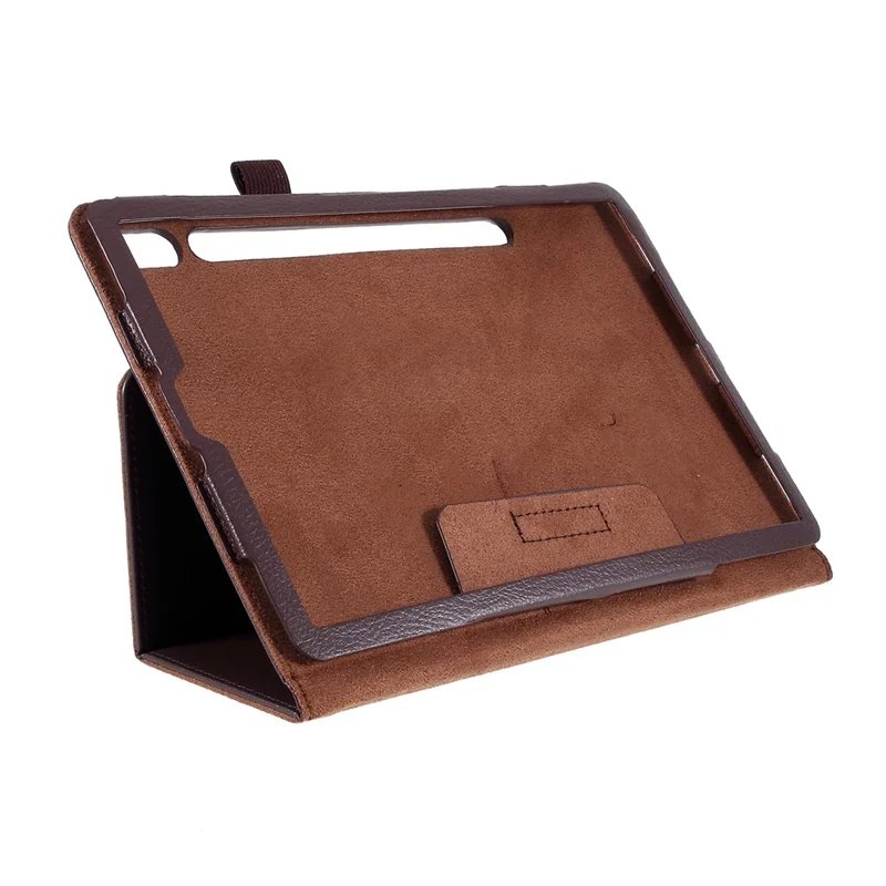 Leather Tablet Stand Cover Case for Samsung Galaxy Tab S6 - Brown