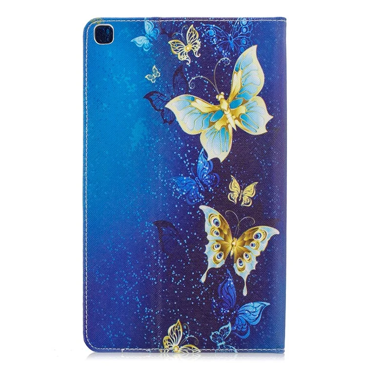 Motif Impression PU Leather Wallet Stand Table Cover pour Samsung Galaxy Tab A 8.0 Wi-Fi (2019) SM-T290/LTE (2019) SM-T295 - Beaux Papillons