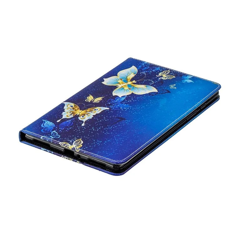 Motif Impression PU Leather Wallet Stand Table Cover pour Samsung Galaxy Tab A 8.0 Wi-Fi (2019) SM-T290/LTE (2019) SM-T295 - Beaux Papillons