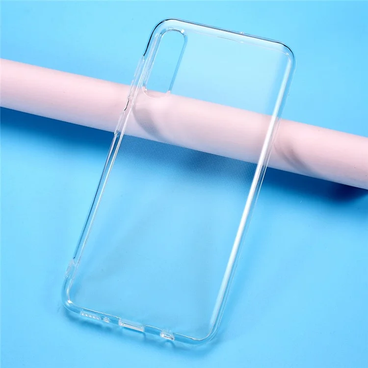 Transparent Weiche Tpu-telefonabdeckung Mit Nicht-rutsch Innen Für Samsung Galaxy A50s/a50/a30s