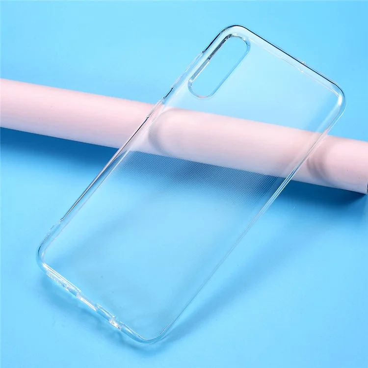 Transparent Weiche Tpu-telefonabdeckung Mit Nicht-rutsch Innen Für Samsung Galaxy A50s/a50/a30s